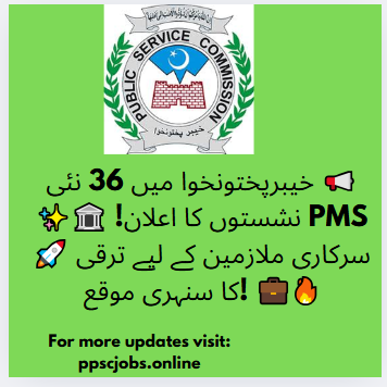 Khyber Pakhtunkhwa Public Service Commission (KPPSC) Announces 36 PMS Seats – Apply Now!