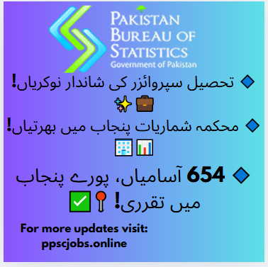 Exciting Opportunity – 654 Tehsil Supervisor Jobs in Punjab!