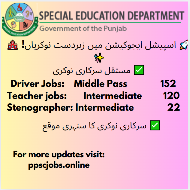 Exciting Opportunity in the Special Education Department!