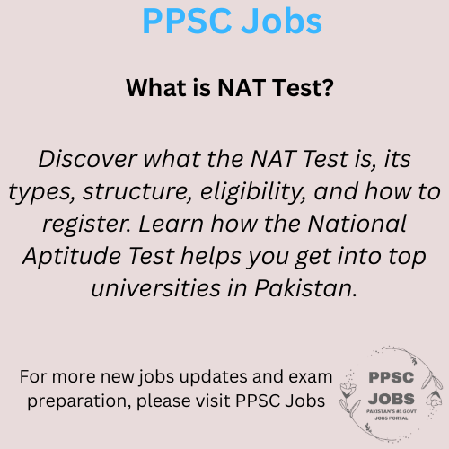 What is NAT Test? | National Aptitude Test Explained