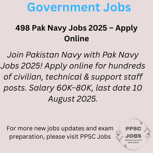 Pakistan Navy Jobs 2025, Your Golden Chance to Serve the Nation!